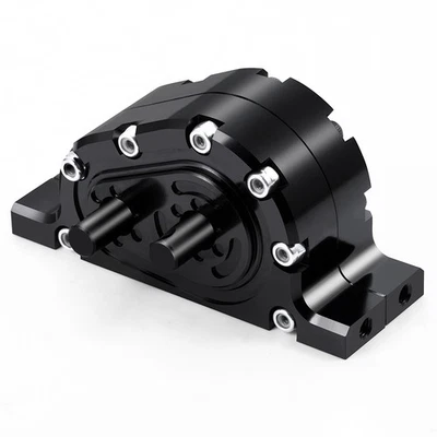 FLYXM RC Transfer Case 1/14 Aluminum Transmission Gear Box for Tamiya RC Car - Image 1 of 4
