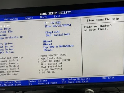 DESKTOP HP TOWER AMD ATHLON II X2 250 4GB WINDOWS 7 SVIDEO ONBOARD - Immagine 1 di 4