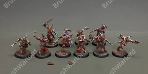 Pro Painted Fellgor Ravagers Chaos Daemons Warhammer 40K AoS Blades Miniatures - Picture 1 of 10