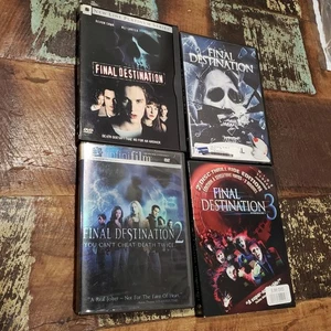 Final Destination Collection First 4 Scary Horror 1 2 3 Plus Movies DVD - Imagen 1 de 9