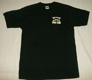 FRUIT OF THE LOOM S/S BLACK TEE SHIRT "UNITED STATES ARMY " MED K#402 - Picture 1 of 5