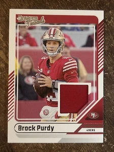 2024 Donruss Threads Brock Purdy Patch - 49ers DTH-BPU - Picture 1 of 3