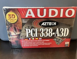 Tarjeta de sonido Aztech PCI 338-A3D PCI (ASC338A, Aureal Vortex, AU8820B2, retro, 1998 - Imagen 1 de 6