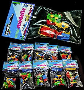 1 x BRUDER mini BAUFAHRZEUGE BEUTEL 4 PLASTIK AUTOS GERMANY 1980er WUNDERTÜTE * - Bild 1 von 6