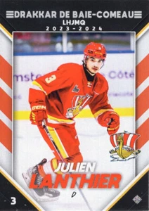 2023/24 Baie-Comeau Drakkar - JULIEN LANTHIER - Picture 1 of 2