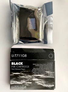 Black Ink Cartridge IJ-T711GB Epson Stylus Printer Ink black T711GB - Picture 1 of 4