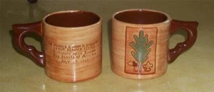 BSA BOY SCOUT 1969 BALTIMORE AREA COUNCIL PENNSBURY POTTERY MORRISVILLE MUG CUP - Picture 1 of 6