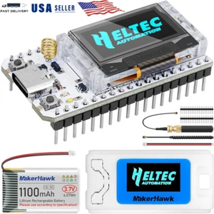 Placa de desarrollo ESP32 LoRa V3 + antena de 915 MHz + batería + estuche N30 para Meshtastic - Imagen 1 de 10