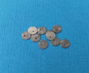 Nylatron Kunststoff Unterlegscheiben/Unterlegscheiben 5,25 x 0,5 mm mit versetztem Loch, 0,25 mm Stärke - Bild 1 von 1