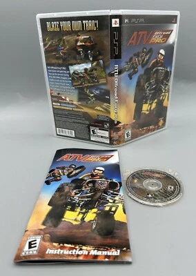 ATV OFFROAD FURY PRO (Sony PSP, 2006) Complete w/ Manual CIB Black Label - Image 1 of 4