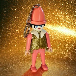 PLAYMOBIL 7629 SCHLÜSSELANHÄNGER PINK CLOWN / 1994 - Picture 1 of 2