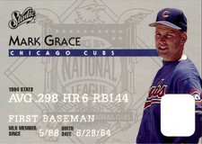 1995 Studio Mark Grace Chicago Cubs #177