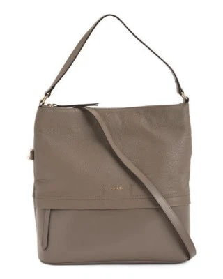 Bolso Hobo Lodis Kate Sunny Cuero Italiano Taupe ¡NUEVO CON ETIQUETAS REDUCIDO! Foto 1 de 4