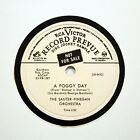 SAUTER-FINEGAN ORCHESTRA "A Foggy Day" (E+) RCA VICTOR VINYL PROMO [78 RPM]