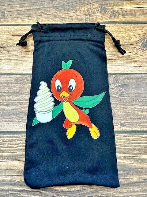 Gafas de sol suaves negras bolsa de accesorios tirar superior portátil naranja pájaro dole látigo Foto 1 de 1