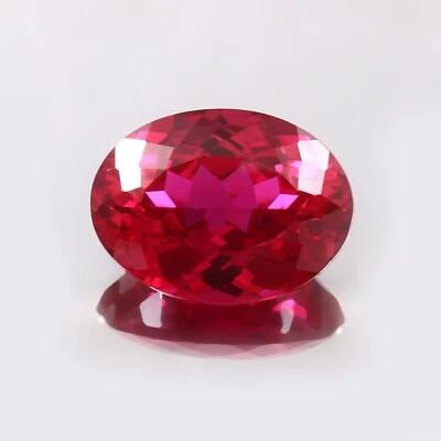 Beautifull Natural Blood Red Mozambique Ruby Oval Loose Gemstone Cut 28x20 MM - Image 1 of 4