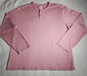 Levi's Shirt Herren XL Rot Rose Sweatshirt Baumwolle Workwear Langarm Rundhals - Bild 1 von 20