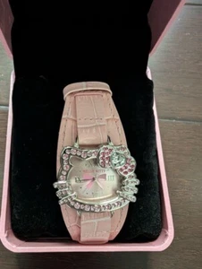 Reloj Pulsera Hello Kitty Kawaii Mujer Genuino con CAJA Como Nuevo - Imagen 1 de 3