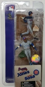 MCFARLANE - MLB SERIES – 3” CHIPPER JONES & SAMMY JONES MINI ACTION FIGURES - Picture 1 of 2