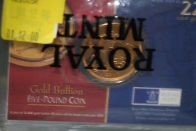 2000 St George and the Dragon £5 Sovereign Gold Coin Pack Sealed, early release - Image 1 of 4