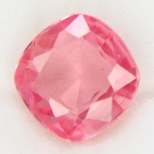 Excellent Cur Natural Padparadscha Sapphire 4 Ct Cushion Shape Loose Gemstone - Picture 1 of 4