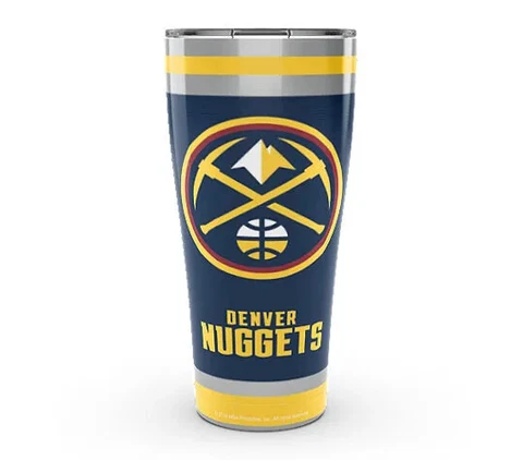 Denver Nuggets 30 ounce Stainless Steel Travel Mug Cover