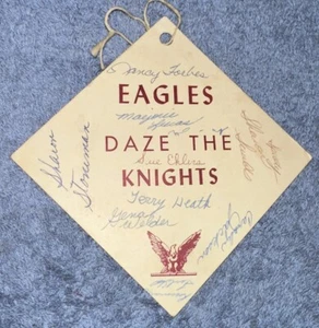 Vtg 1960’s Brandon High School Brandon Florida Pep Club Game Tag - Picture 1 of 4