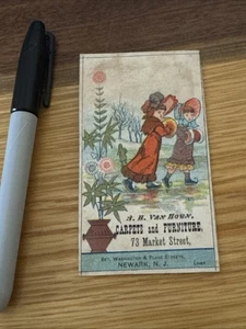 A. H. Van Horn Trade Card-Parlor/Bedroom Suits-Newark, NJ.  U434 - Picture 1 of 2