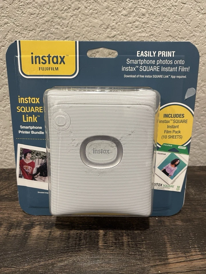 Instax Fujifilm Square Link Smartphone Printer Bundle 600024643 SHIPPIN