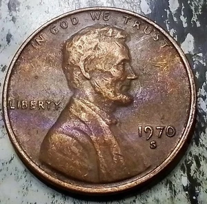 (Sept25) 1970 S Lincoln Cent Error DDO Date & Mint Mark - Picture 1 of 6