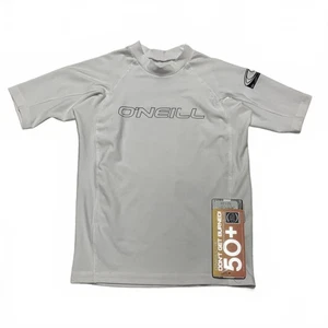 O'Neill Performance Fit Boys Size 8 White Sun/Rash Guard UV Protection - Picture 1 of 13
