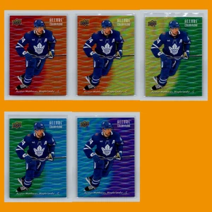 Auston Matthews 2023-24 Upper Deck Allure Color Flow Complete set Full Rainbow - Picture 1 of 7