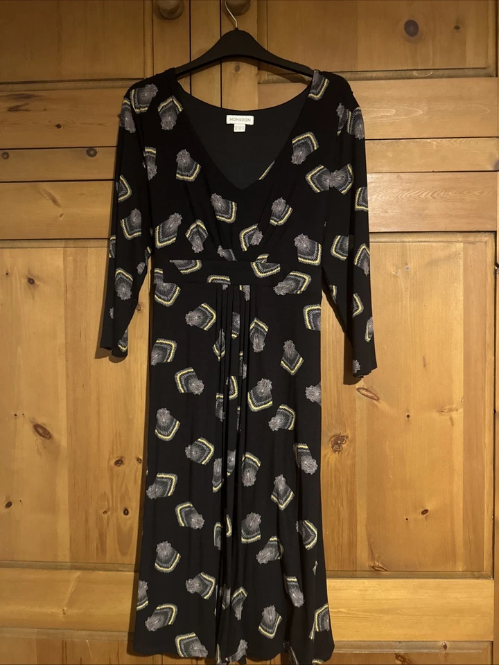 Monsoon Women's Jersey Dress Size 16 - Image 1 of 1