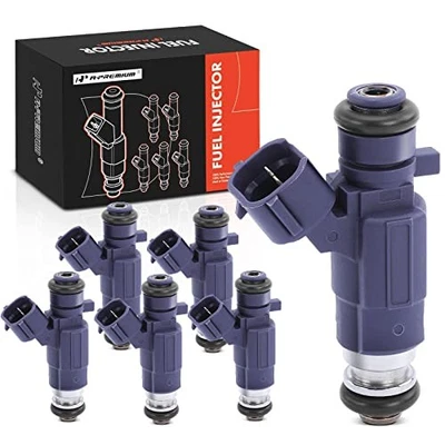 Fuel Injectors 6-PC Set Replacement for Nissan Pathfinder 3.0L 2001–2004 Foto 1 de 4