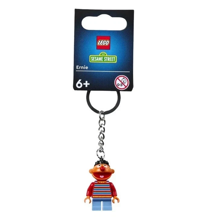 LEGO Sesame Street Ernie Minifigure Keyring Keychain 854195 - Image 1 of 1