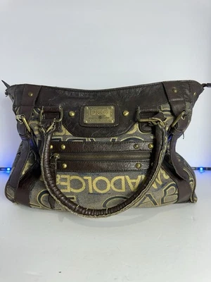 Bolso de mano vintage Dolce&Gabbana original de mezclilla cartera monograma logotipo-grande Foto 1 de 4