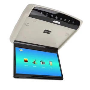 Roof Monitor Universal Fit Car Overhead Player HD IPS Screen For SUV For - Picture 1 of 12