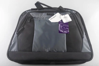 Targus 14" CityLite Briefcase Black/Gray - Padded Laptop Compartment- Expandable - Image 1 of 4