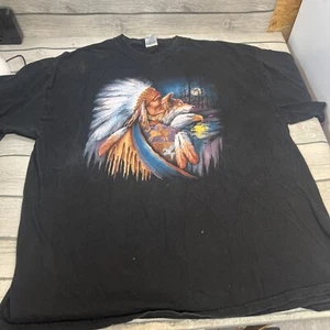 VINTAGE TENNESSEE RIVER Eagle Wild INDIAN Size 2XL - Picture 1 of 7