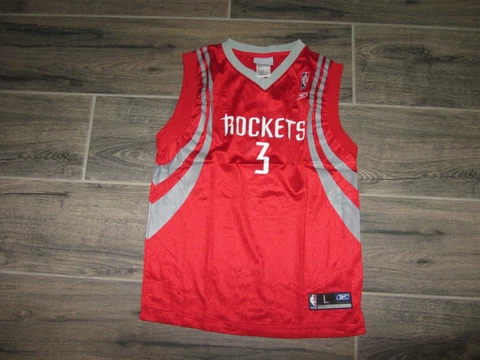 Vintage Steve Francis Houston Rockets NBA Basketball Jersey Youth Kids L 14/16 3 Cover
