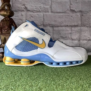 2004 Nike Shox Flight Systems Denver Nuggets UCLA Bruins Blue Gold Size 13 👀 - Picture 1 of 12