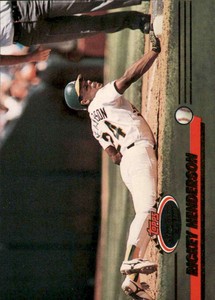 1993 Stadium Club #558 Rickey Henderson Athletics NM-MT 