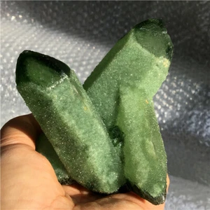 418g PRETTY GREEN AN QUARTZ CRYSTAL CLUSTER Specimen HEALING U559 - Picture 1 of 9