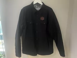 REBEL8 - schwarze Stepp-/Wattierte Jacke XL - selten, Streetwear, Mike Giant, gebraucht - Bild 1 von 7