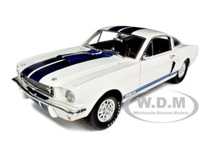 1966 FORD MUSTANG SHELBY GT350 WHITE 1/18 DIECAST CAR SHELBY COLLECTIBLES SC160 - Picture 1 of 6