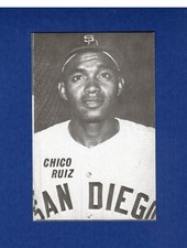 [#29] CHICO RUIZ, San Diego Padres 1960s PCL Popcorn Card | ca.1975 Ed Broder