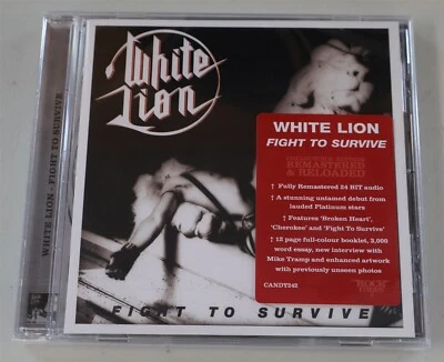 White Lion Fight To Survive CD new Rock Candy Records Reissue Foto 1 de 2