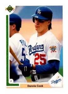1991 Upper Deck #612b Dennis Cook Free Shipping - Picture 1 of 2