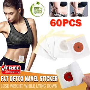 60 Stück Strong Slim Patch Abnehmen Bauch Pads Detox Fettverbrennung Pflaster - Bild 1 von 22