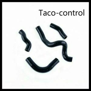 KIT de manguera de radiador de refrigerante de silicona negro de 3 capas para Kawasaki KLX650 93-96 94 95 - Imagen 1 de 12